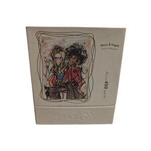 Jiggy 450 Piece Jigsaw Puzzle "Gloria & Angela" By Shirin Godhwala Feminist Art